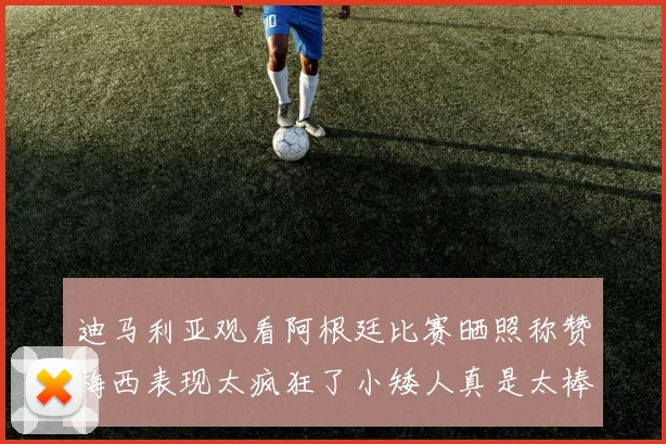 迪马利亚观看阿根廷比赛晒照称赞梅西表现太疯狂了小矮人真是太棒了
